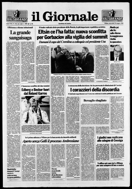 Il giornale : quotidiano del mattino